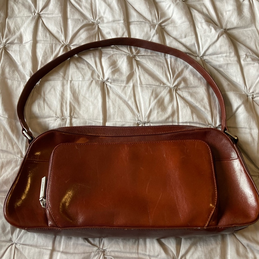 HOBO Brown Leather Shoulder Bag